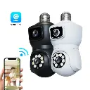 4MP WiFi Dual -lens PTZ Bulb Camera + FREE 64GB (Ship from Abroad)