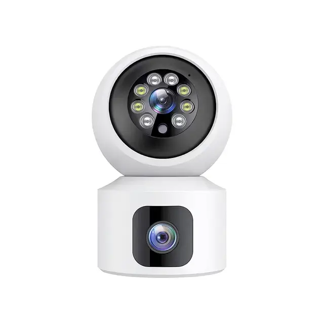 4G Indoor Dual-Lens 2 Images 4MP Camera + FREE 64GB