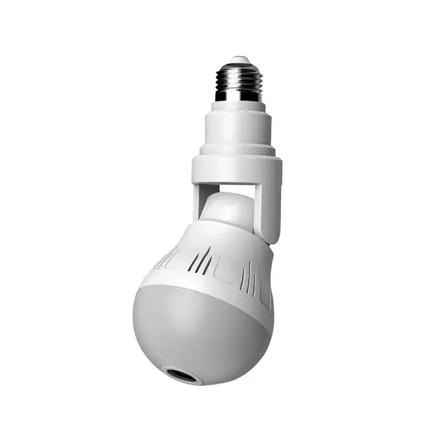 4MP Wifi Spy Fish-eye Bulb Camera + FREE 64GB