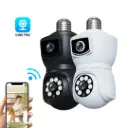 4MP WiFi Dual -lens PTZ Bulb Camera + FREE 64GB