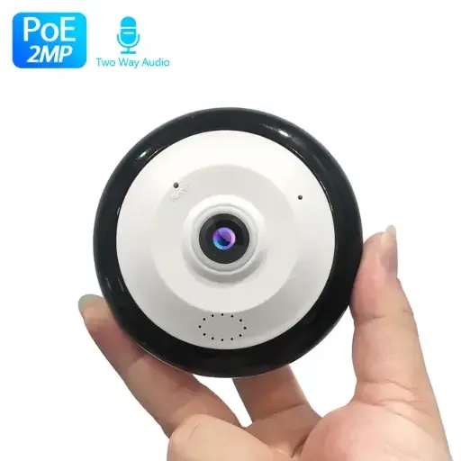 2MP Wifi Fish-eye Spy  Round Camera + FREE 64GB