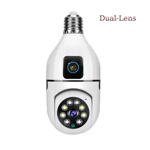 4MP WiFi Dual -lens PTZ Bulb Camera + FREE 64GB